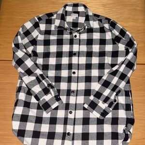 J Crew Flannel Shirt Jacket